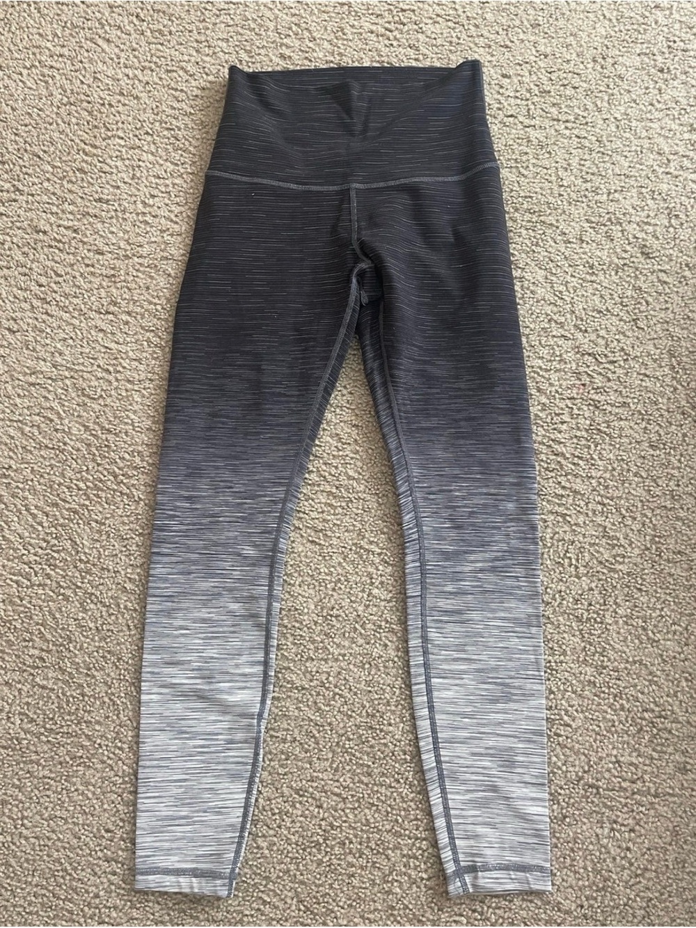 lululemon athletica Ombre Gray to Black High-Rise Leggings